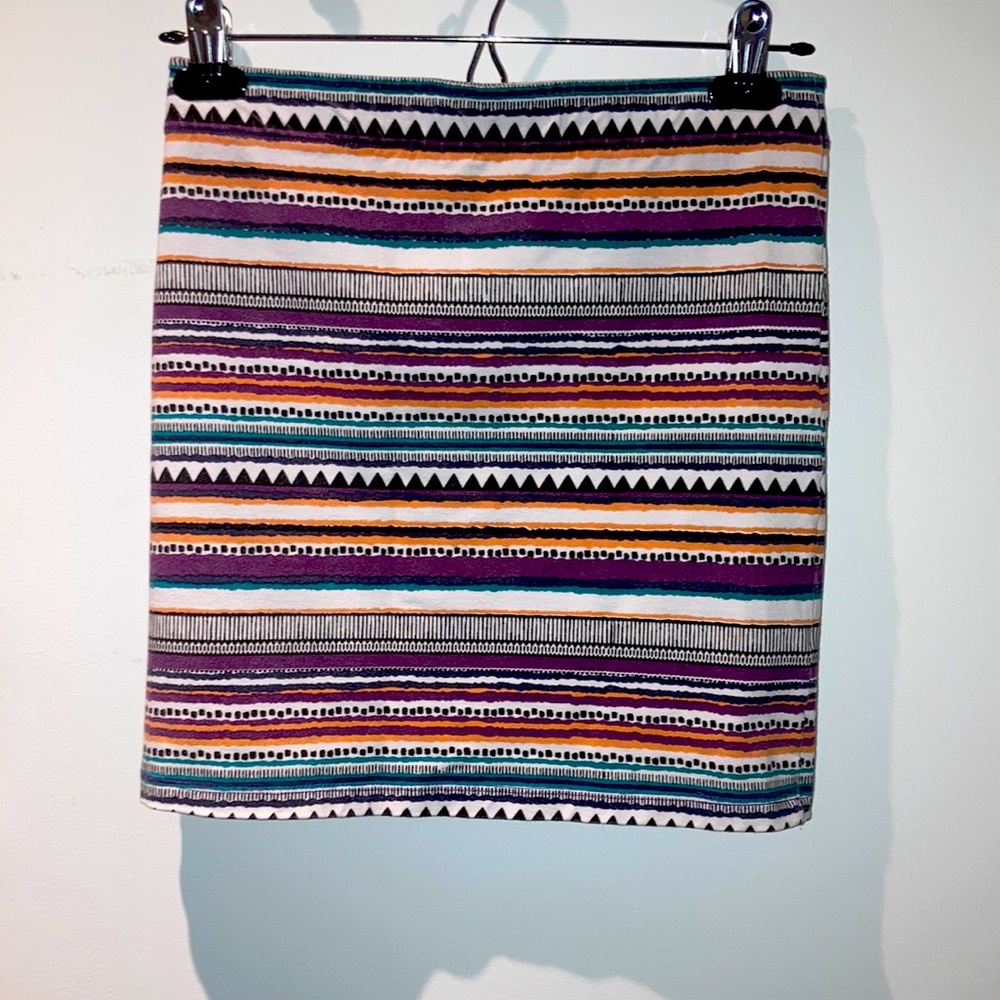 Vintage stretchy mini tube skirt